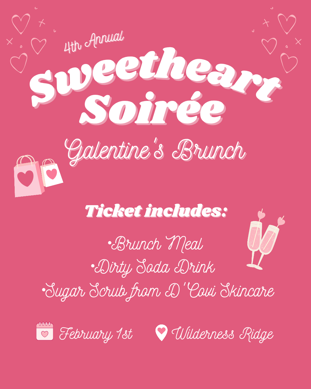 SWEETHEART SOIRÉE GALENTINE'S BRUNCH
